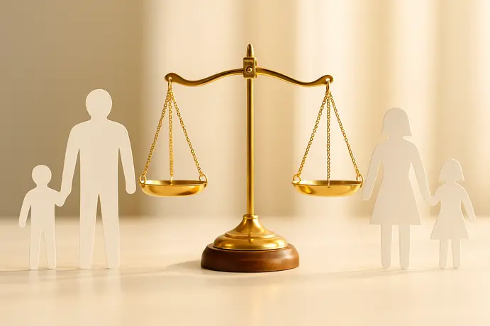 חלוקת הירושה הבסיסית בין בן זוג וילדים