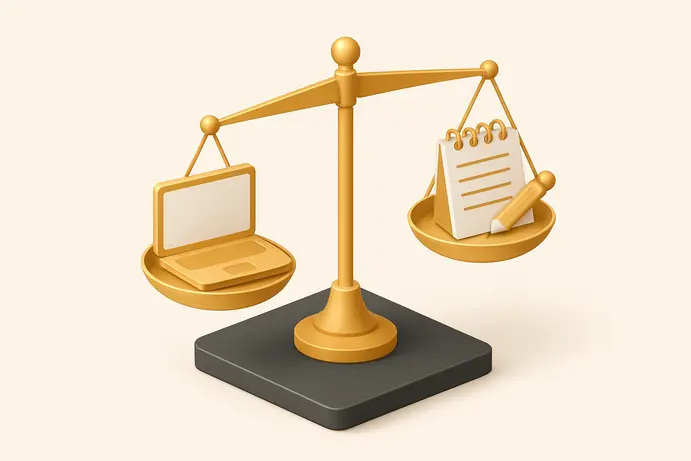 השוואת עלויות הגשה מקוונת לעומת ידנית