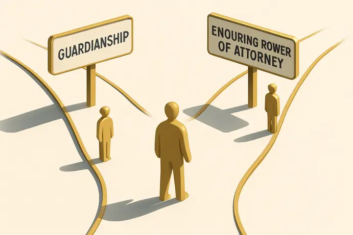 הבדלים בין ייפוי כוח לאפוטרופסות